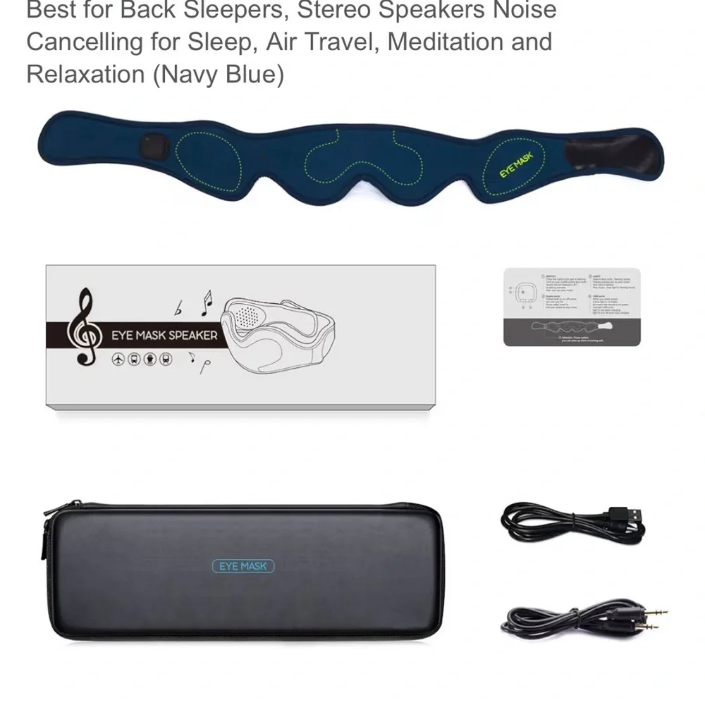 Man o man, lots of offers.Bluetooth Sleep Mask - Dark Blue. Bx 4